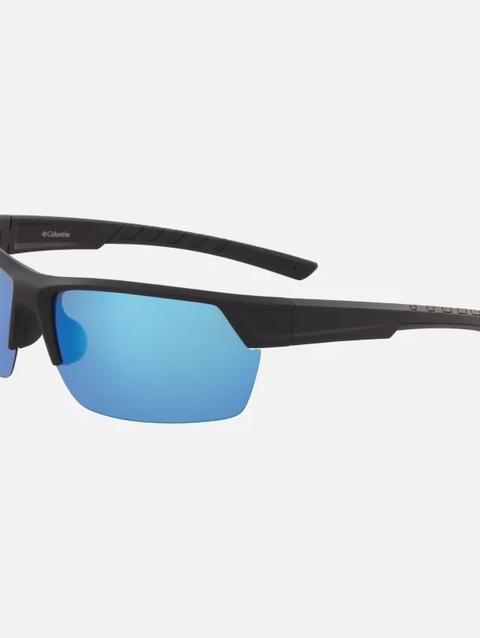 Men's Peak Racer Sunglasses Matte Black/Blue Flash Polar