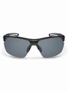 Barlow Basin Polarized Sunglasses Matte Black/ Solid Smoke Lens