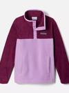 Girls' Steens Mountain™ Quarter Snap Fleece Pullover Gumdrop, Marionberry