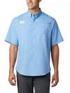 Men's Collegiate PFG Tamiami™ Short Sleeve Shirt - North Carolina NC - White Cap