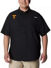 Men's Collegiate PFG Tamiami™ Short Sleeve Shirt - Big - Tennessee UT - Black