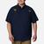 Men's Collegiate PFG Tamiami™ Short Sleeve Shirt - Big - West Virginia WV - Collegiate Navy