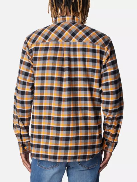 Men's Collegiate Flare Gun™ Flannel Long Sleeve Shirt - Tennessee UT - Solarize Plaid