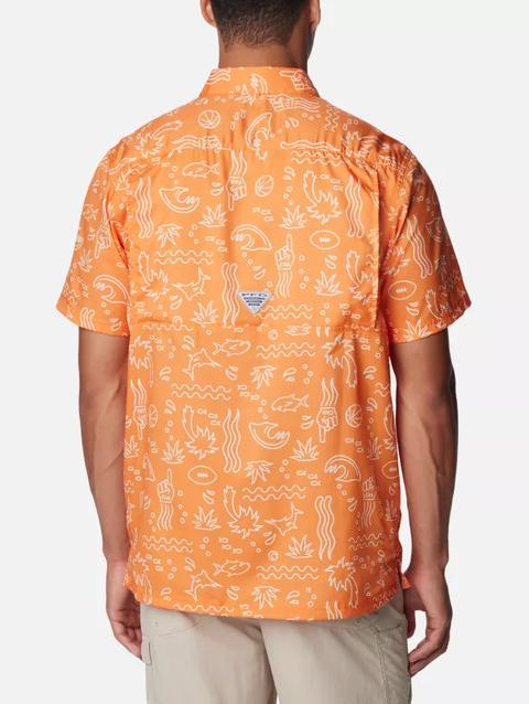 Men's Collegiate PFG Super Slack Tide™ Shirt - Tennessee UT - Solarize Fish Fan Print