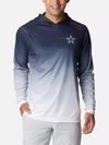 Men's PFG Super Terminal Tackle™ Hoodie - Dallas Cowboys DC - Collegiate Navy Gradient Print