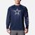 Men's PFG Terminal Tackle™ Heather Long Sleeve Shirt - Dallas DC - Collegiate Navy Heather