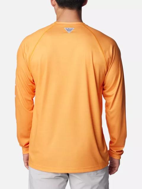 Men's Collegiate PFG Terminal Tackle™ Heather Long Sleeve Shirt - Tennessee UT - Solarize Heather