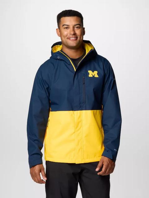 Men's Collegiate Field Bound™ Jacket - Michigan UM - Collegiate Navy, Yellow