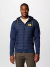 Men's Collegiate Out-Shield™ Hybrid Hoodie - Michigan UM - Collegiate Navy