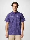 Men's PFG Super Slack Tide™ Short Sleeve Shirt - Baltimore Ravens FBR - UW Purple