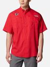 Men's PFG Tamiami™ Short Sleeve Shirt - Atlanta Falcons FAF - Intense Red