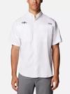 Men's PFG Tamiami™ Short Sleeve Shirt - Baltimore Ravens FBR - White