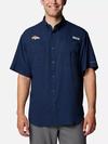 Men's PFG Tamiami™ Short Sleeve Shirt - Denver Broncos FDB - Collegiate Navy