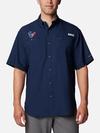 Men's PFG Tamiami™ Short Sleeve Shirt - Houston Texans FHT - Collegiate Navy