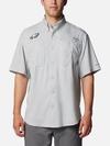 Men's PFG Tamiami™ Short Sleeve Shirt - Philadelphia Eagles FPE - Cool Grey