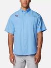 Men's PFG Tamiami™ Short Sleeve Shirt - Tennessee Titans FTT - White Cap