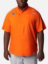 Men's Collegiate PFG Tamiami™ Short Sleeve Shirt - Big - Florida FLA - Spark Orange