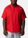 Men's Collegiate PFG Tamiami™ Short Sleeve Shirt - Big - Georgia UGA - Bright Red