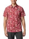 Men's Collegiate PFG Super Slack Tide™ Shirt - Alabama ALA - Red Velvet