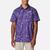 Men's Collegiate PFG Super Slack Tide Shirt - LSU LSU - Vivid Purple Fish Fan Print