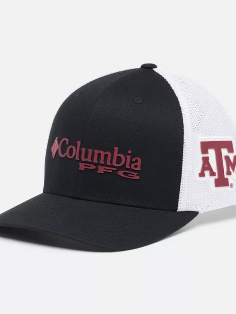 PFG Mesh Snap Back™ Ball Cap - Texas A&M TAM - Black