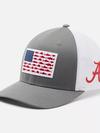 PFG Mesh™ Fish Flag Ball Cap - Alabama ALA - Titanium