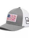 PFG Mesh™ Fish Flag Ball Cap - Georgia UGA - Titanium