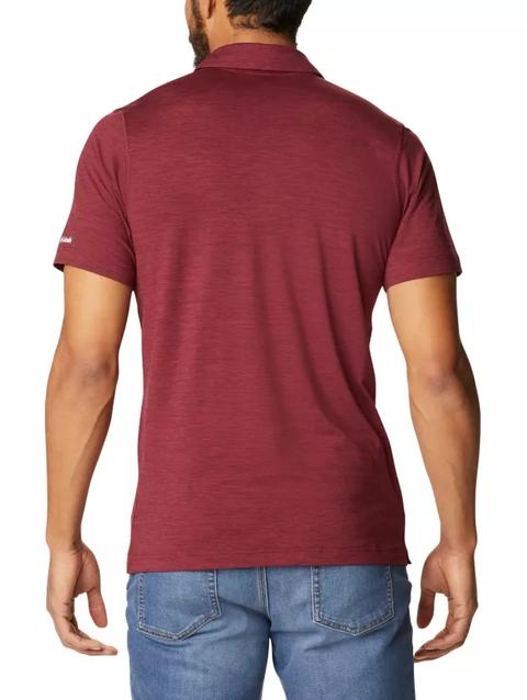 Men's Collegiate Tech Trail™ Polo - Texas A&M TAM - Deep Maroon