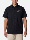 Men's Collegiate PFG Slack Tide™ Camp Shirt - Georgia UGA - Black