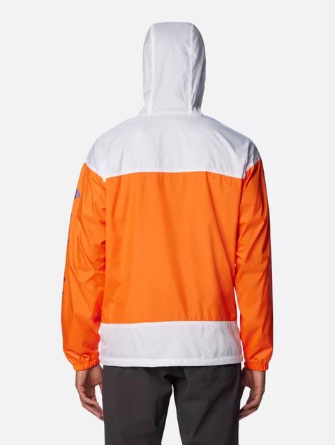 Men's Collegiate Flash Challenger™ Windbreaker - Clemson CLE - Spark Orange, White