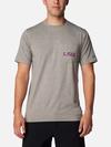 Men's Collegiate Tech Trail™ Short Sleeve Shirt - LSU LSU - Charcoal