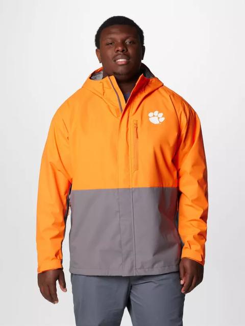 Men's Collegiate Field Bound™ Jacket - Clemson - Big CLE - Spark Orange, City Grey