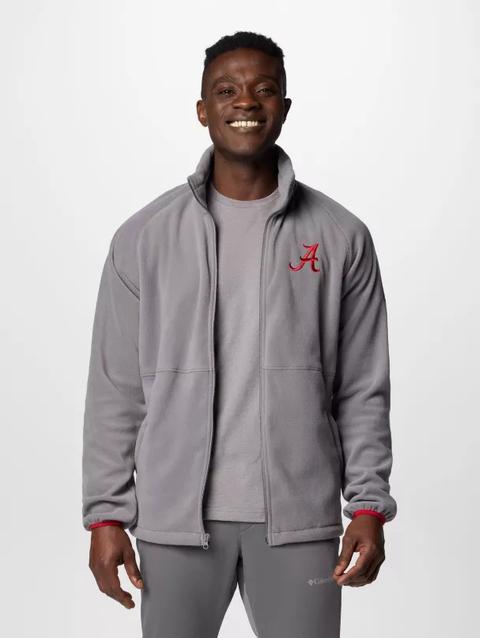 Men's Collegiate Flanker™ IV Fleece Jacket - Alabama ALA - City Grey, Red Velvet