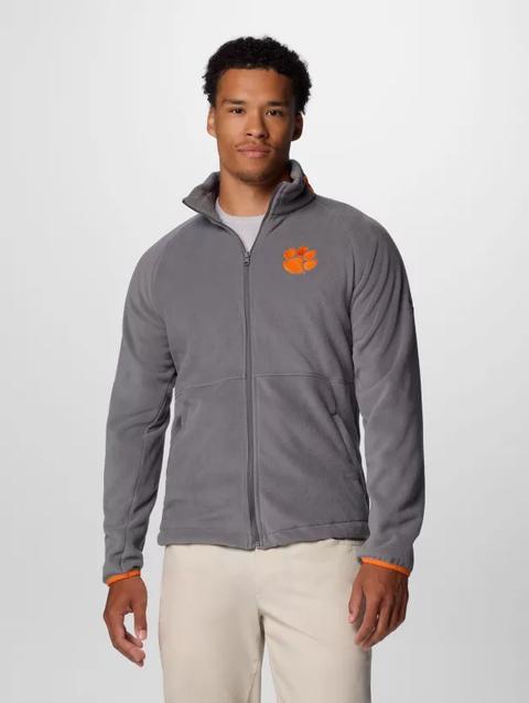 Men's Collegiate Flanker™ IV Fleece Jacket - Clemson CLE - City Grey, Spark Orange