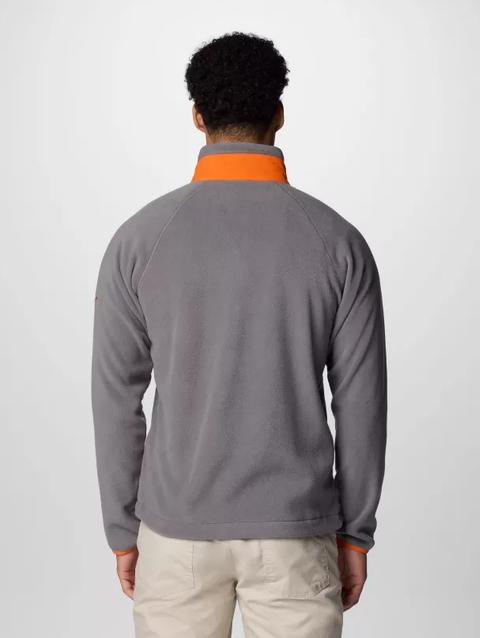 Men's Collegiate Flanker™ IV Fleece Jacket - Clemson CLE - City Grey, Spark Orange