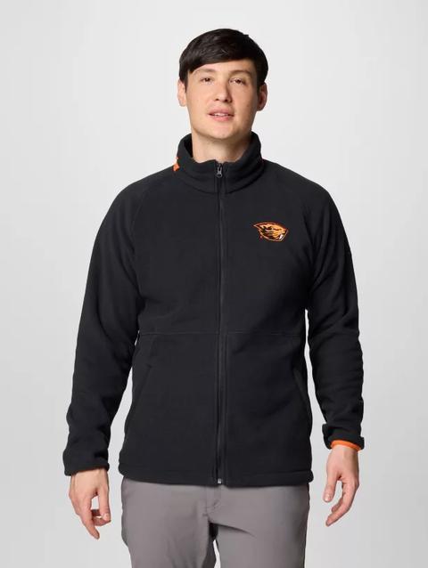 Men's Collegiate Flanker™ IV Fleece Jacket - Oregon State OSU - Black, Tangy Orange