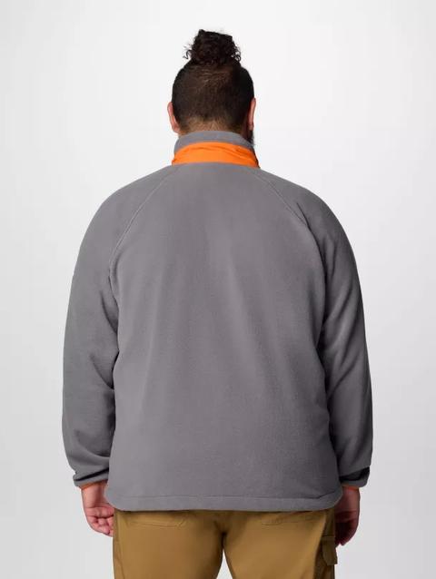 Men's Collegiate Flanker™ IV Fleece Jacket - Clemson - Big CLE - City Grey, Spark Orange