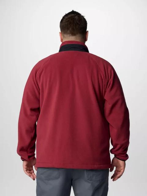 Men's Collegiate Flanker™ IV Fleece Jacket - Florida State - Big FSU - Cabernet, Black