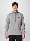 Men's Collegiate Sweater Weather™ Fleece Half Zip Pullover - LSU LSU - City Grey Heather