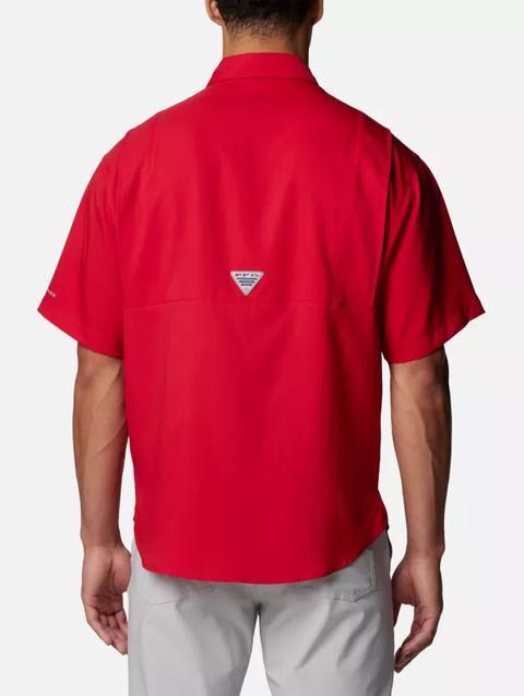 Men's PFG Tamiami™ Short Sleeve Shirt - Tampa Bay Buccaneers FTB - Intense Red