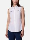 Women's PFG Tamiami™ Sleeveless Shirt - New England Patriots FNP - White