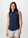 Women's PFG Tamiami™ Sleeveless Shirt - New England Patriots FNP - Collegiate Navy