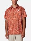 Men's Collegiate PFG Super Slack Tide™ Shirt - Texas TEX - Cedar Fish Fan Print