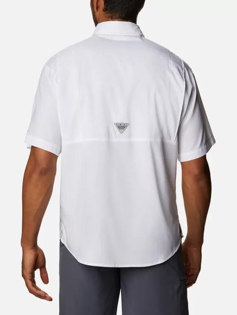 Men's Collegiate PFG Tamiami™ Short Sleeve Shirt - Florida FLA - White