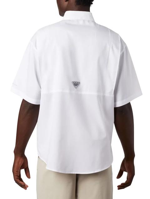 Men's Collegiate PFG Tamiami™ Short Sleeve Shirt - Georgia UGA - White