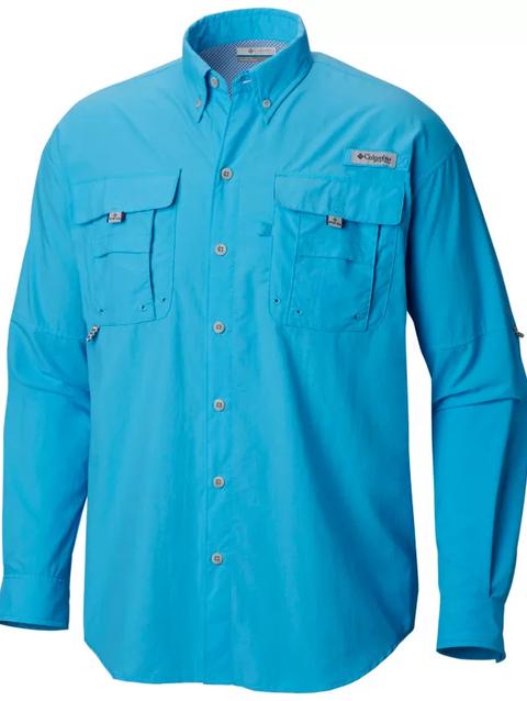 Men’s PFG Bahama™ II Long Sleeve Shirt Riptide