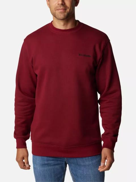 Men's Hart Mountain™ II Crew Sweatshirt Red Jasper Heather